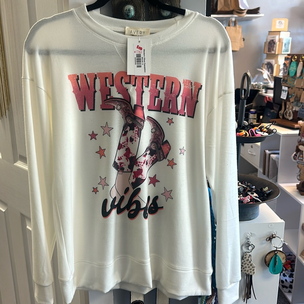 Western Vibes Long Sleeve Tee